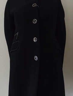 Dámský kabát na knoflíky M49032 - Riverine