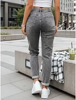 Dámské džíny mom fit šedé FashionStreet UY2751