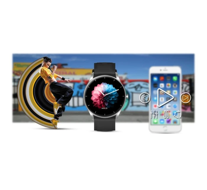 Chytré hodinky model 21805003 - Gravity