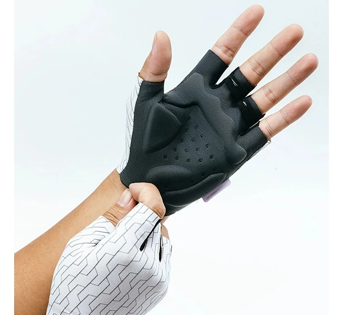 Rockbros MTB cyklistické rukavice velikost: XL - bílo-černé