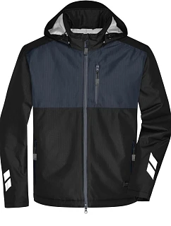 Daiber JN 1815 Pracovní hardshellová polstrovaná bunda 02.1815 black/carbon