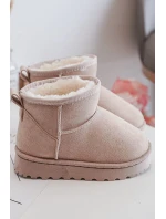 Dětské zimní boty s Bežové model 21639767 - Boto