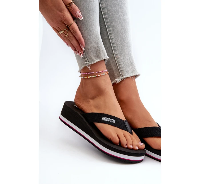 Dámské žabky na klínku Big Star model 21660770 Bílá - Big Star Shoes