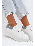 Dámské tenisky na platformě z umělé kůže model 22107415 - Boto Dámské tenisky na platformě z umělé kůže model 22107415 - Boto