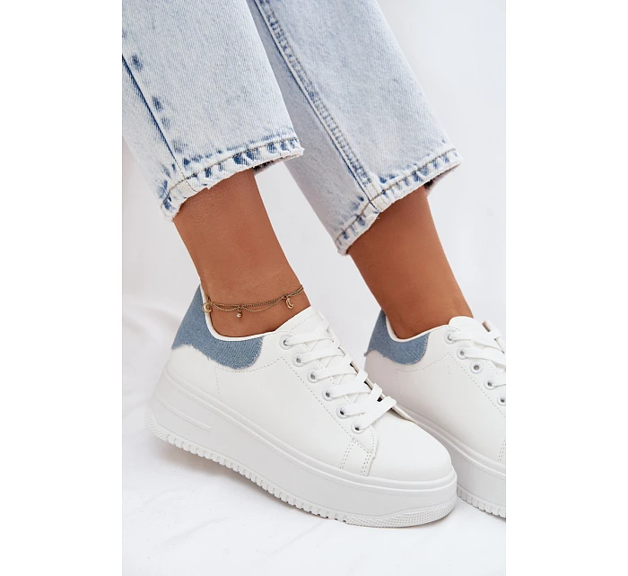 Dámské tenisky na platformě z umělé kůže model 22107415 - Boto Dámské tenisky na platformě z umělé kůže model 22107415 - Boto