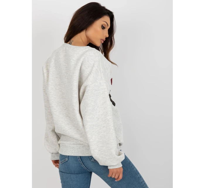 Mikina EM BL 617 5.00X světle šedá