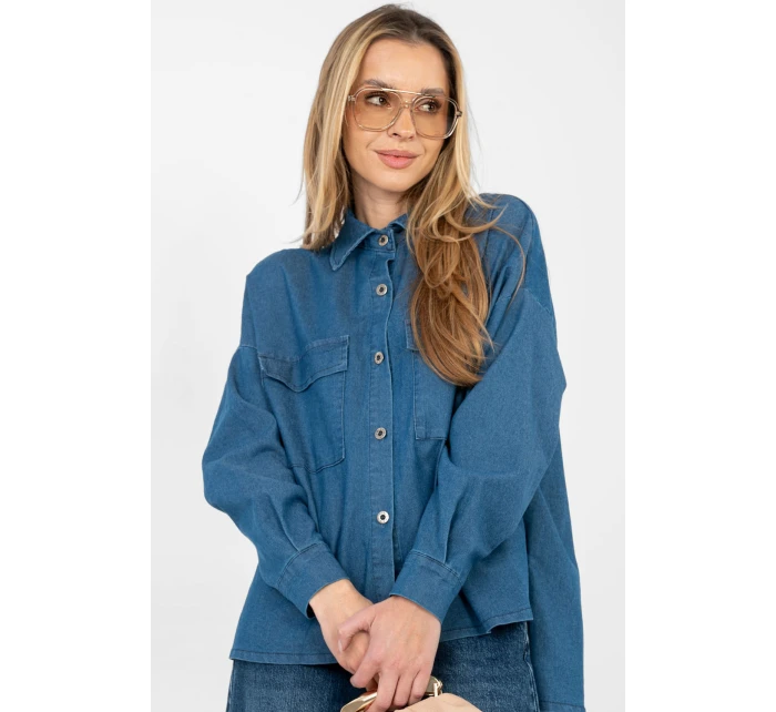 Košile s dlouhým rukávem  model 224204 Italy Moda