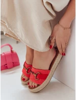 Dámské žabky MISSWAVE červené FashionStreet ZY0948