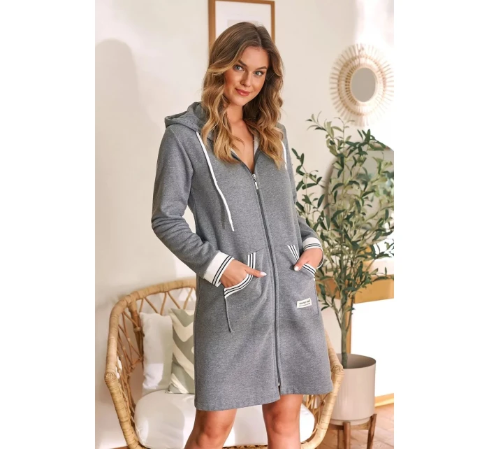 Dámský župan 4508 grey plus - Doctornap