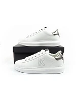 pánské tenisky model 22056000 z přírodní kůže bílé - Karl Lagerfeld