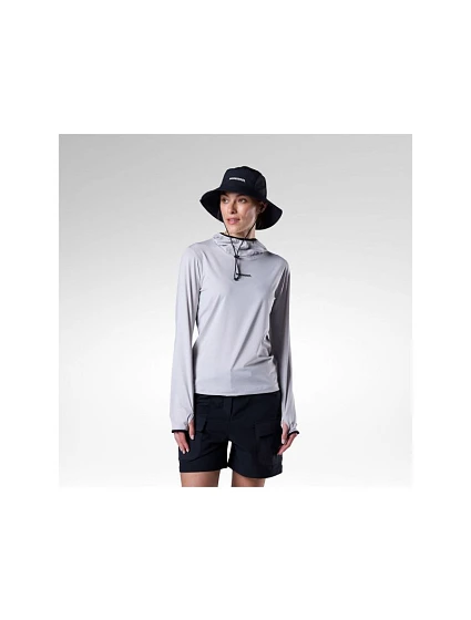 Dámská mikina ROSSIGNOL W Westweg Sun Hoodie, šedá Dámská mikina ROSSIGNOL W Westweg Sun Hoodie, šedá