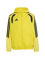 Dětská bunda adidas Tiro 26 Competition All Weather, žlutá, KS9918