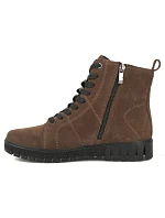 Dámské hnědé semišové kožené kotníkové boty Filippo model 22400220 Dámské hnědé semišové kožené kotníkové boty Filippo model 22400220