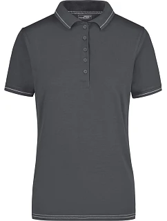 Daiber JN 568 Dámské žerzejové elastické polo 02.0568 graphite/white