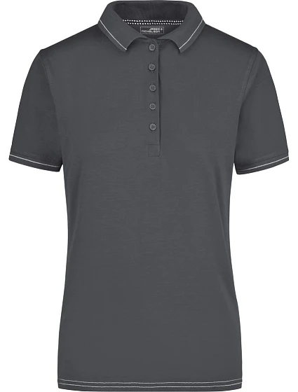 Daiber JN 568 Dámské žerzejové elastické polo 02.0568 graphite/white Daiber JN 568 Dámské žerzejové elastické polo 02.0568 graphite/white