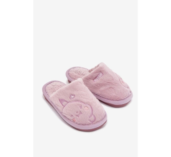 Dětské pantofle s kožíškem model 21793898 - Befado