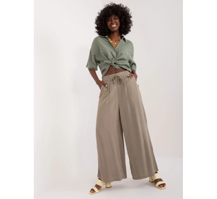 Kalhoty D73761M62237E khaki