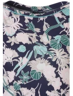 Dámská noční košile 15231-316-2 tm.modrá-potisk - Pastunette