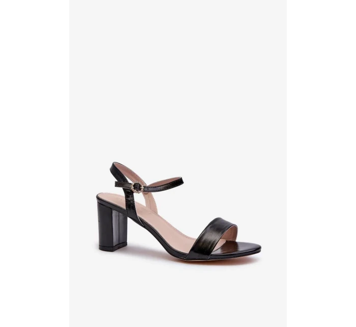 Sandály na podpatku model 197084 Step in style Sandály na podpatku model 197084 Step in style