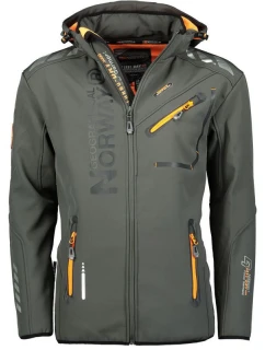 Geographical Norway Softshellová bunda Royaute DB 068 M WY8027H/GN/Dark Grey / Orange