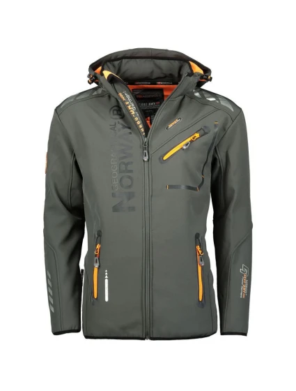 Geographical Norway Softshellová bunda Royaute DB 068 M WY8027H/GN/Dark Grey / Orange
