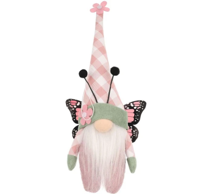 GHOST GNOM MOTHROOM PALE 25CM SPRING DECORATION dětské