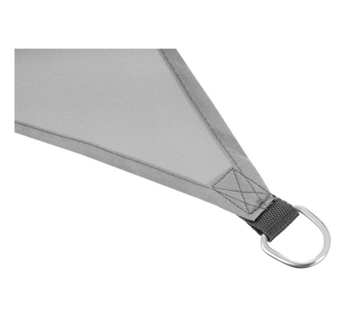 ZAHRADNÍ SLUNEČNÍK TROJÚHELNÍK 2X2X2M ŠEDÝ ZAHRADNÍ SLUNEČNÍK TROJÚHELNÍK 2X2X2M ŠEDÝ