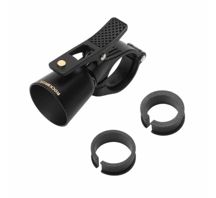 Hliníkový zvonek na kolo Rockbros černý pro děti