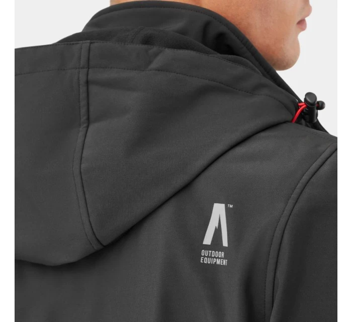 Alpinus Stenshuvud softshellová bunda černá BR43371 pánské