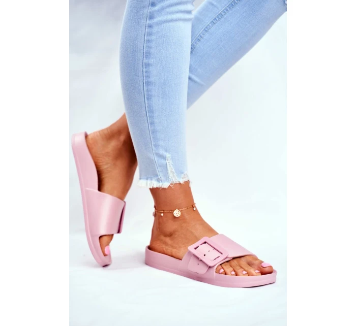 Dámské Nazouváky Big Star Růžové model 21534380 - Big Star Shoes Dámské Nazouváky Big Star Růžové model 21534380 - Big Star Shoes