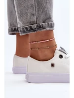 Dámské Klasické Nízké Tenisky BIG STAR AA274010 Bile Dámské Klasické Nízké Tenisky BIG STAR AA274010 Bile