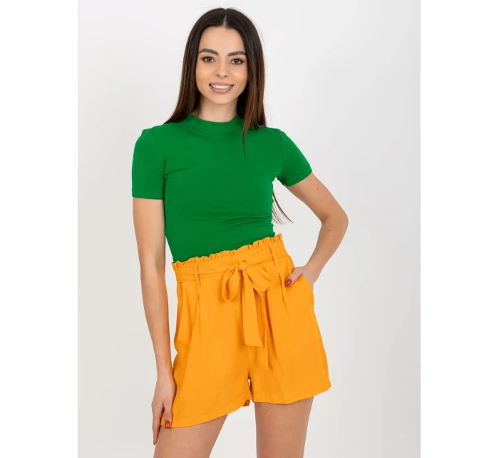 Šortky D73760R62159KA světle oranžová