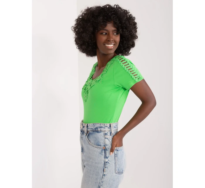 Bluzka PM BZ model 21153752 jasny zielony - FPrice Bluzka PM BZ model 21153752 jasny zielony - FPrice