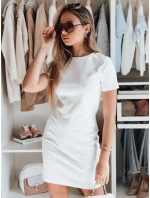 Dámské pruhované mini šaty RIBBINA white FashionStreet EY2575