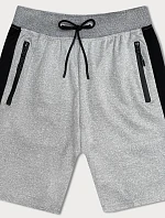 Pánské sportovní šortky světle šedé (8K281-2)