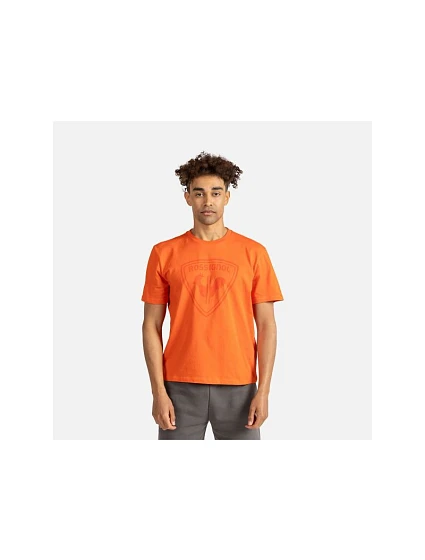 Pánské tričko ROSSIGNOL Presset Tee, zlaté Pánské tričko ROSSIGNOL Presset Tee, zlaté