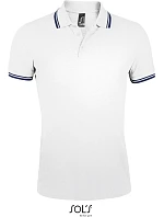 SOL'S Pasadena Men Pánské piqué polo model 22521809 white/navy