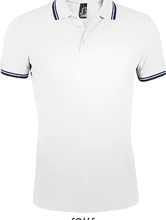 SOL'S Pasadena Men Pánské piqué polo model 22521809 white/navy