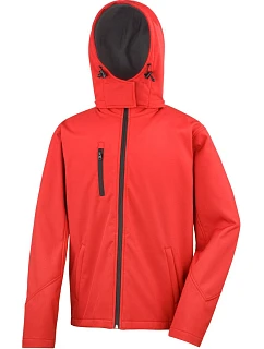 R Pánská 3vrstvá softshellová bunda s kapucí 30. red/black model 22428072 - Result