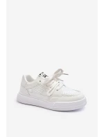 Dámské tenisky z ekokože bílé model 21648820 - Boto