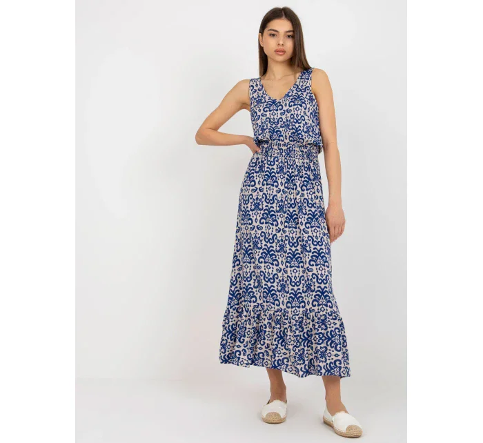 Šaty model 18445638 tmavě modré - FPrice Šaty model 18445638 tmavě modré - FPrice