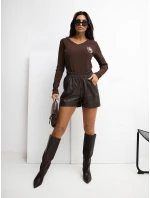 Halenka RV BZ A1057.15P tmavě hnědá Halenka RV BZ A1057.15P tmavě hnědá