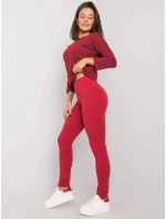 Dámské legíny RV LG model 20584318 Bordó - FPrice
