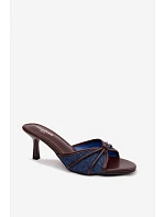Klapky na podpatku model 228796 Step in style Klapky na podpatku model 228796 Step in style