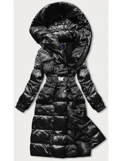 DŁUGA DAMSKA KURTKA Z CZARNA model 21244332 - Ann Gissy