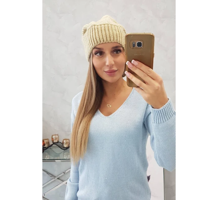 Dámská čepice Ingrid K371 beige Dámská čepice Ingrid K371 beige