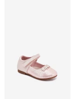 Dětské Baleríny Na Suchý Zip S Růžové model 21697129 - EVENTO