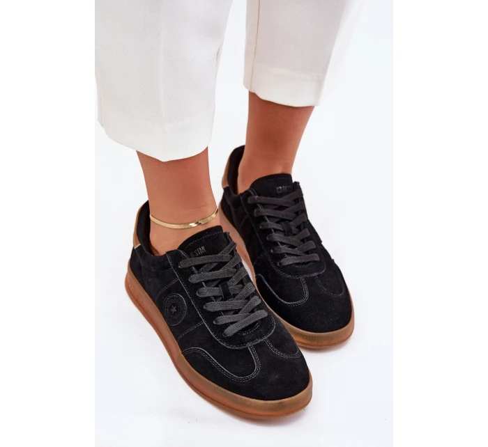 Semišové Dámské Tenisky Big Star RR274851 HI-POLY SYSTEM Černé Semišové Dámské Tenisky Big Star RR274851 HI-POLY SYSTEM Černé