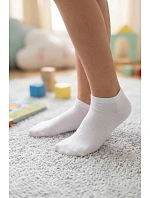 Dětské Mládežnické Bílé Gładké Ponožky Dětské Mládežnické Bílé Gładké Ponožky