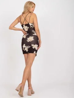 Šaty DHJ SK model 17375003 černá a béžová - FPrice